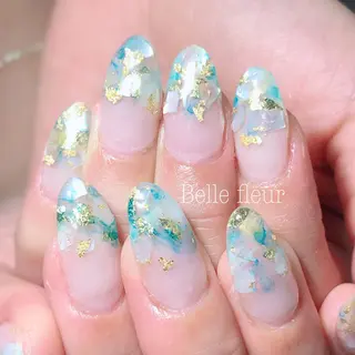 ロング ネイル Belle fleurのネイルデザイン