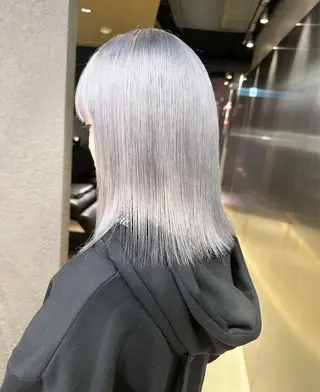 ミディアム 名古屋栄♡PELE/ ブリーチ/ハイトーンのヘアスタイル