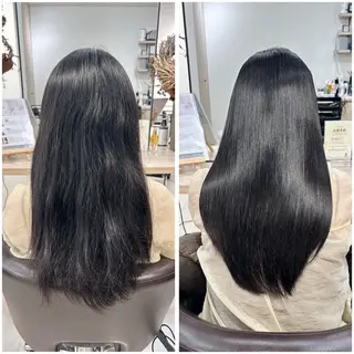 ロング 光を纏うツヤ感ロング Natsuki🤍のヘアスタイル