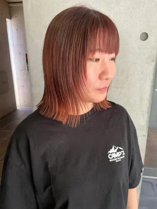 ミディアム カラー ROUTE KOUTAのヘアスタイル