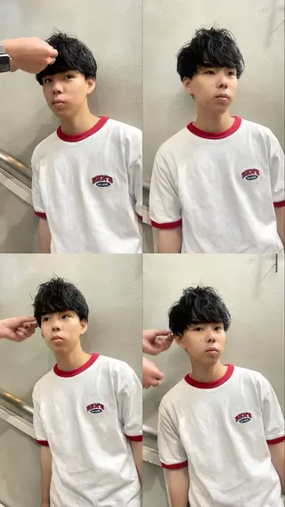 ショート メンズ 佐藤 永夏のヘアスタイル