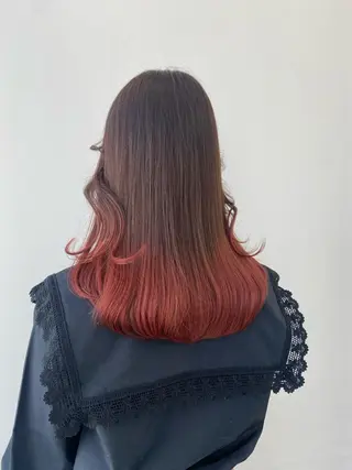 ミディアム 韓国レイヤー/ヘア カラー🎀ayamiのヘアスタイル