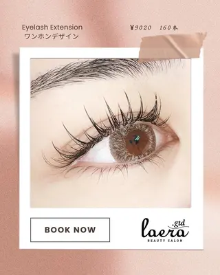 マツエク・マツパ laera.gtd SATOのヘアスタイル