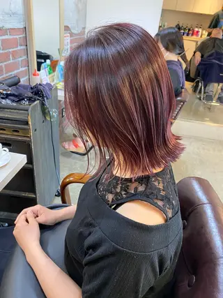 ミディアム カラー tocolaso 柏所属・レイヤーカット/ 根本瑠実のヘアスタイル