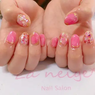 ネイル La neige* yuki 🥯🍑のネイルデザイン