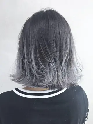 ミディアム カラー 💚ミヤマ アンナ☘️のヘアスタイル