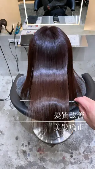 ロング 髪質改善サロンR’eel銀座所属・🌹圧倒的な縮毛矯正 🌹篠崎祥吾のヘアスタイル