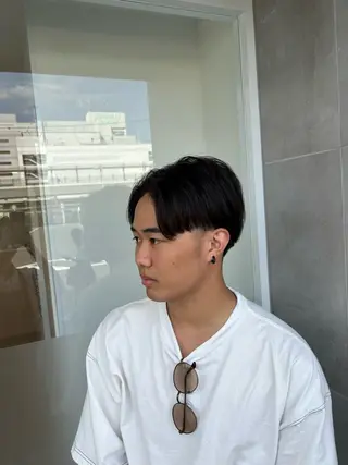 メンズ メンズパーマ/ スパイキー/フェードのヘアスタイル