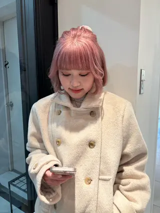 ショート カラー riria/ボブ /ブラウンカラー🎀のヘアスタイル