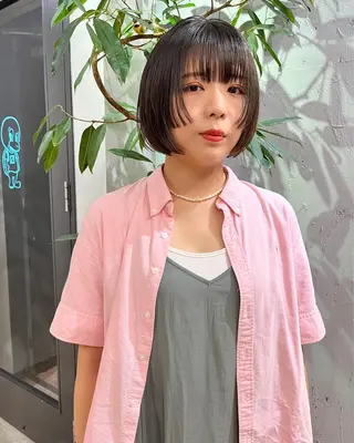 ショート くせ毛カットとパーマ /美容室難民の方是非のヘアスタイル