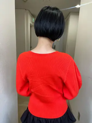 ショート カラー ショート/ボブ/ 心斎橋/宮脇美奈のヘアスタイル
