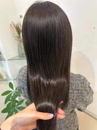ロング カラー 透けるbrown カラー🎗♡yukaのヘアスタイル