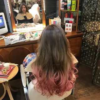 ロング ブルーヘブン TAKESHIのヘアスタイル
