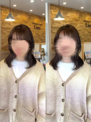 ミディアム 宮本 楓のヘアスタイル