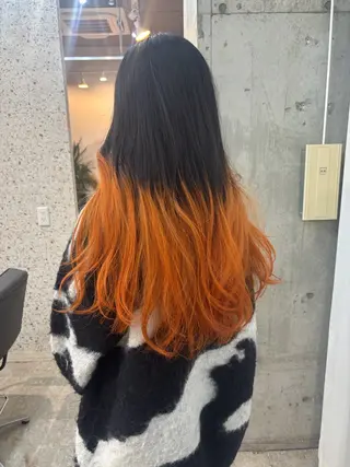 ロング カラー lani hair salon所属・SHOTO ハイトー ン/デザインカラーのヘアスタイル