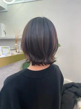 ミディアム ショート・ボブ 中村俊哉のヘアスタイル