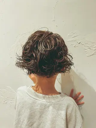 ショート メンズ キッズ Lilly所属・成田 智彩のヘアスタイル