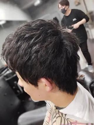 ミディアム Barber House Lavie所属・綿貫 峻也のヘアスタイル