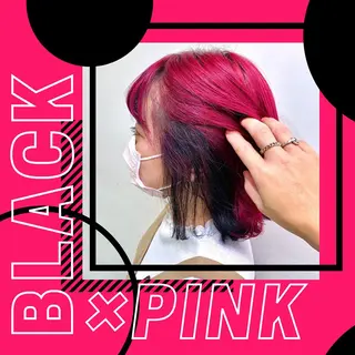 ミディアム カラー ヘアアレンジ メンズ 🦋重くない暗髪🦋 Hana🦋のヘアスタイル