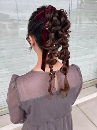 ヘアアレンジ 早川 真幸のヘアスタイル
