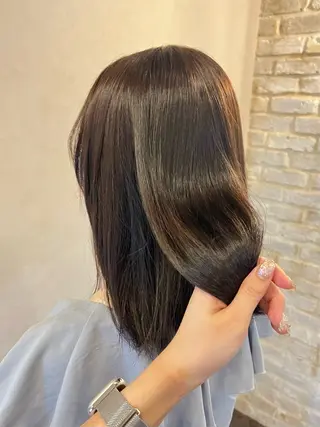 ミディアム パーマ 透明感style 🌿 ASUKAのヘアスタイル