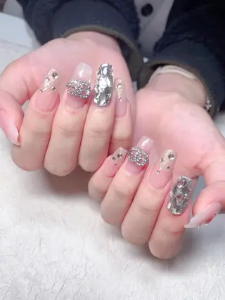 ネイル M🌷nail 長さだし専門店のネイルデザイン