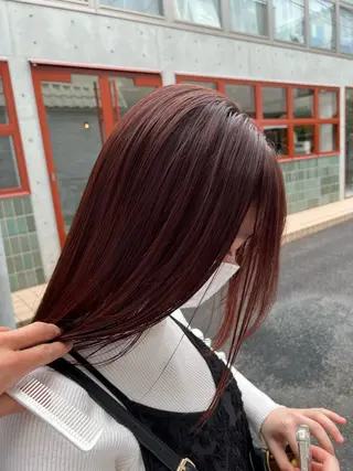 ロング カラー パーマ/ボブ /レイヤー チヒロのヘアスタイル