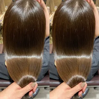 ロング 新宿No.1艶髪矯正 美艶カラー/FUKAのヘアスタイル