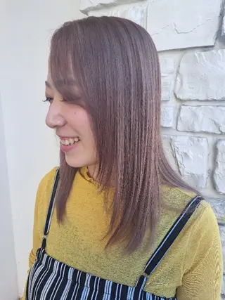 カラー メンズ ヘアメイク  ハイトーン キャロのヘアスタイル
