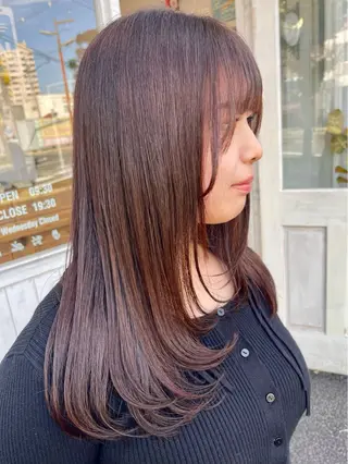 ロング 🍭透明感カラー 志賀拓海🍬🌈のヘアスタイル