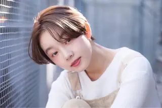 ショート カラー パーマ 💘透明感カラー💘 沖本 将宏のヘアスタイル