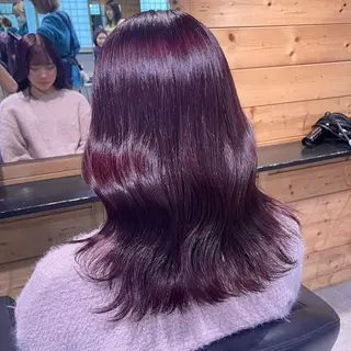 セミロング 盛れる暖色🎀ガーリ ーヘア🎀きっかのヘアスタイル