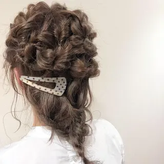 ヘアアレンジ GLROW haruhiのヘアスタイル