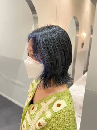 カラー rio/ボブ /ブリーチカラー🫧のヘアスタイル