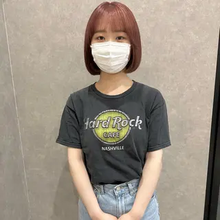 ミディアム カラー はちすか るかのヘアスタイル