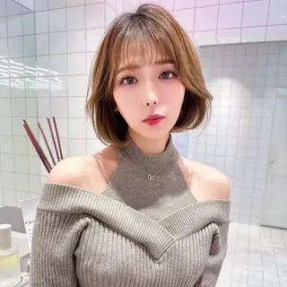 ミディアム 髪質改善/縮毛矯正 松原和志のヘアスタイル