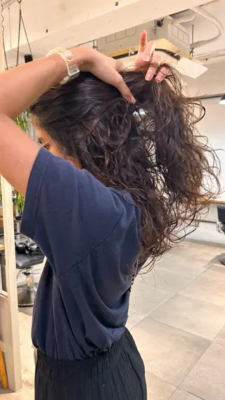 パーマ じゅわっと暖色カラー 🍊Moemiのヘアスタイル