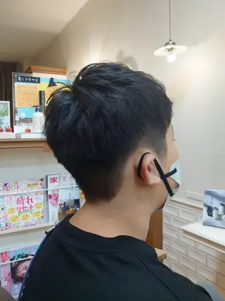 キッズ メンズ 丁寧なカットが評判！ 生駒富雄☆丸上のヘアスタイル