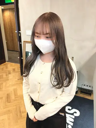 ロング カラー esu西梅田所属・ena/ブリーチなし 透明感・レイヤー🎀のヘアスタイル