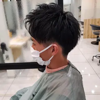 メンズ ショート 韓国ヘア🇰🇷 レイヤー/芝春樹のヘアスタイル