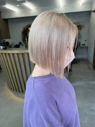 ショート カラー 博多ブリーチ /Ririkaのヘアスタイル