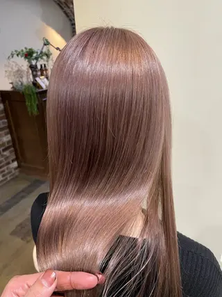 ミディアム 透明感🌱ハイトーン ✨艶髪🫧川﨑　翼のヘアスタイル