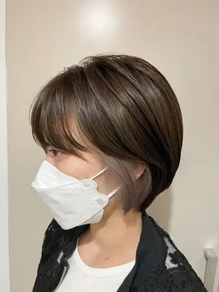 ショート ヘアアレンジ 平田 秋月のヘアスタイル