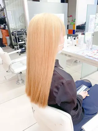 ロング カラー ✂︎レディース のメンズカット屋さんのヘアスタイル