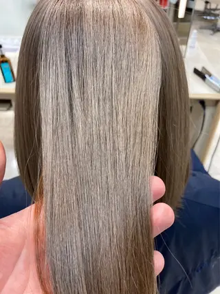 カラー 💜暖色系カラー/ ブリーチカラー💜のヘアスタイル