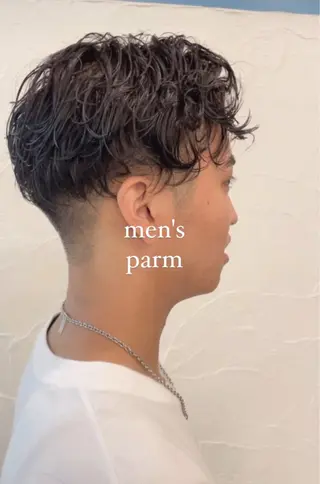 ショート パーマ メンズ Hair muse'e所属・加藤 愛鈴のヘアスタイル