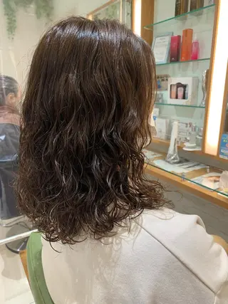 ミディアム パーマ 高橋友里亜 /フリーランスのヘアスタイル