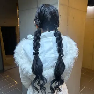 ロング ヘアアレンジ 〖❁田尻千尋| LEONID❁〗のヘアスタイル