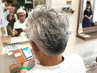 ショート パーマ メンズ メンズ指名多数!! SiLO 田島のヘアスタイル