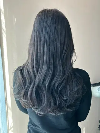 ロング カラー hub hair レイヤー/透明感のヘアスタイル